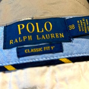 Polo 38 waist shorts khakis dress shorts